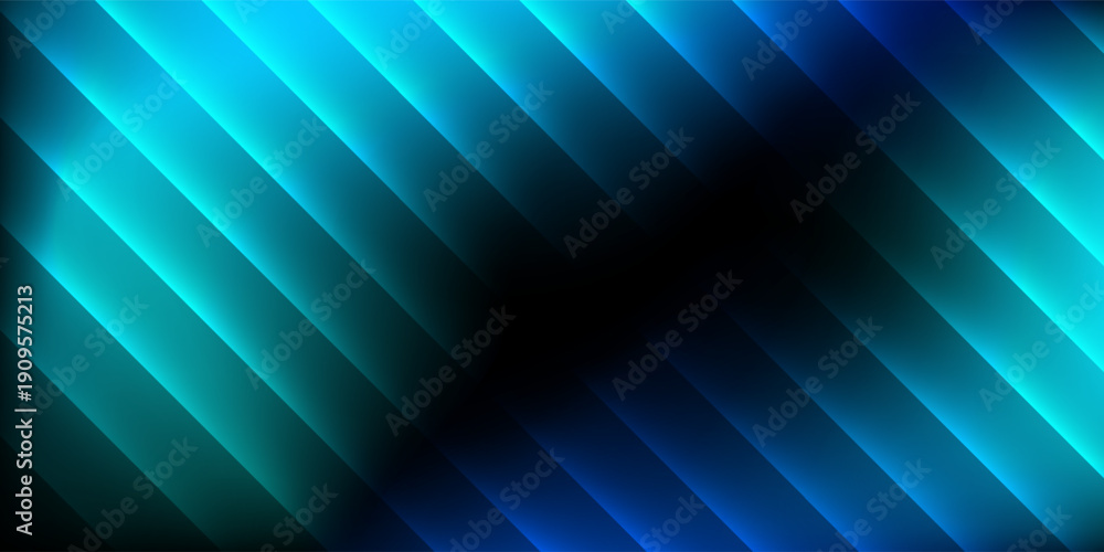 Obraz premium Abstract dramatic abstract blue wave dark background vertical stripes design abstract simple