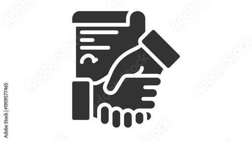 Animated contract icon