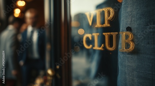 Exclusive VIP Club Entrance with Attendees
