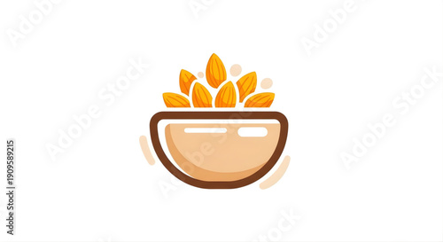 A healthy and delicious bowl of cereal or granola filled with nutritious ingredients, symbolizing a wholesome breakfast or snack