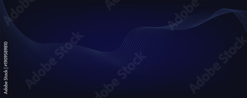 Futuristic abstract background. Glowing flowing wave lines design. Modern shiny blue moving lines element. Future technology concept.