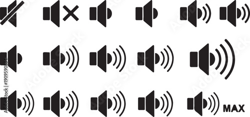 Sound Control Button Icon
