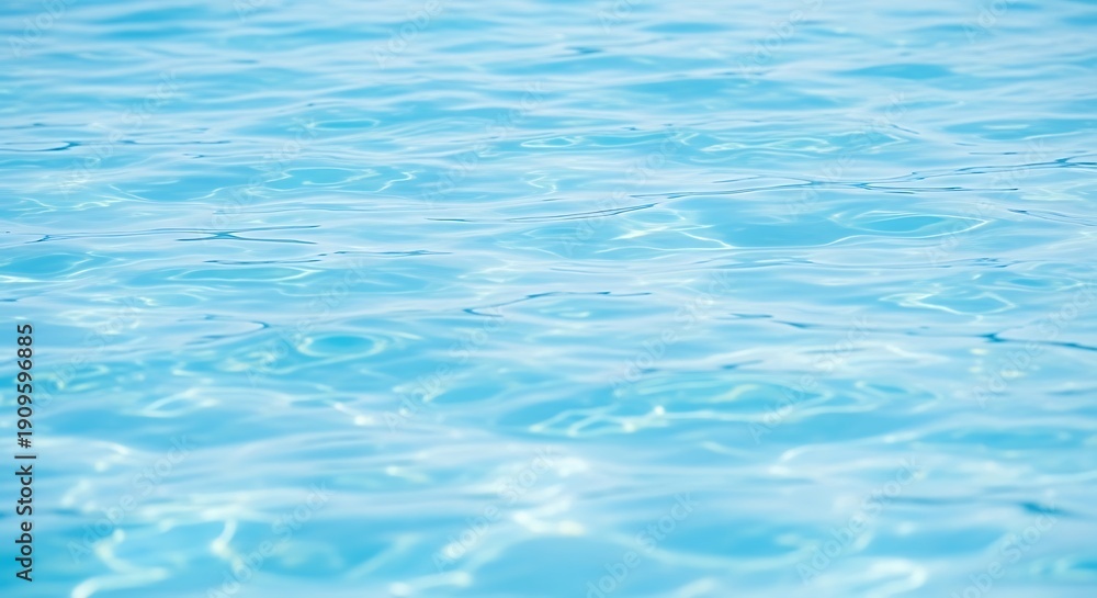 Fototapeta premium Rippling water surface in a swimming pool