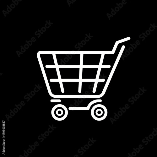 Shopping cart icon.