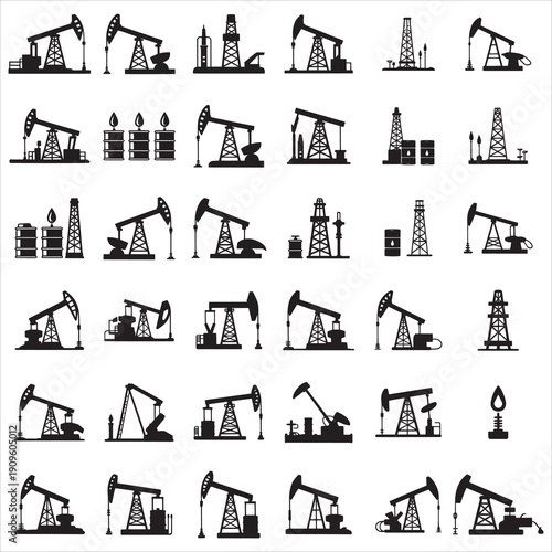 Oilfield SVG Clipart