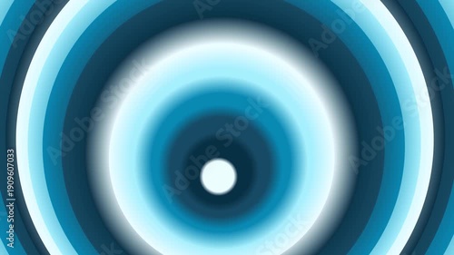 motion radial Horizontal Blue concentric circles animation with gradient effects and smooth transitions