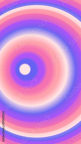 motion radial Vertical Vibrant Radial Gradient Animation with Pink and Purple Hues