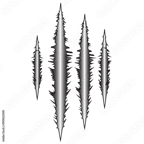 animal claw scratches mark silhouette vector, in dog scratches signs, tiger scratches signs, lion scratches signs cat scratches signs, dinosaur scratches sign