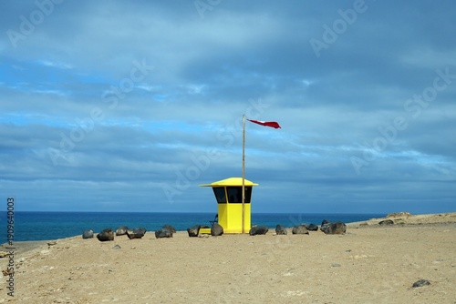 Wachturm am Strand, La Pared, Fuerteventura