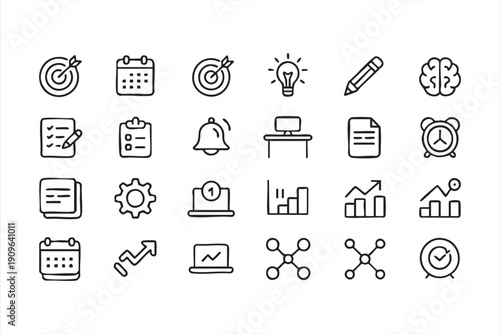 Target tracking and performance icon pack