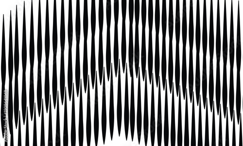 Straight speed lines pattern. Black and white diagonal stripes gradient. Abstract fast effect texture. Comic or cartoon book rays and beams wallpaper. Vector background illustration