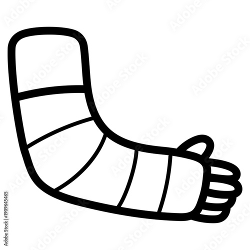 plastered illustration