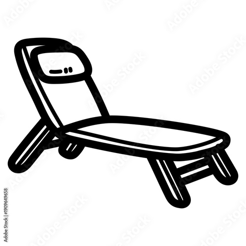 deck chair illustration