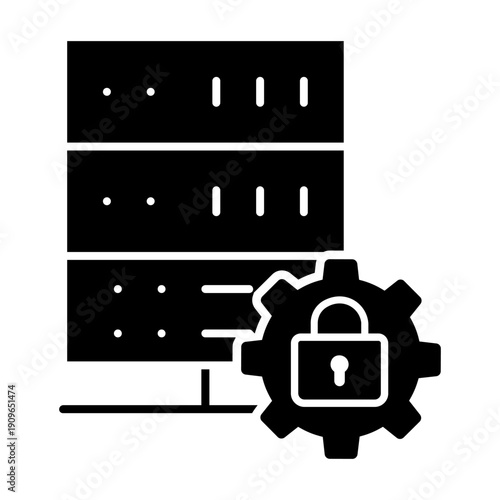 Firewall vector icon. Cybersecurity Illustration sign. Computer antivirus symbol. Data protection logo.