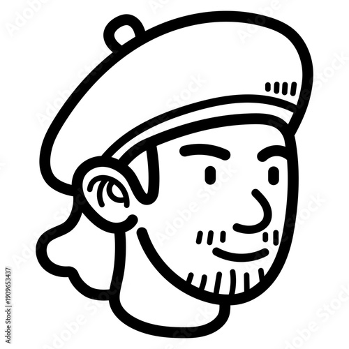 berets illustration