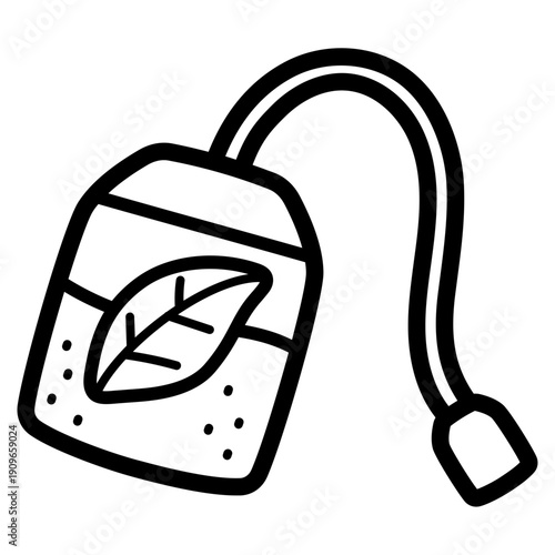 Tea bag illustration
