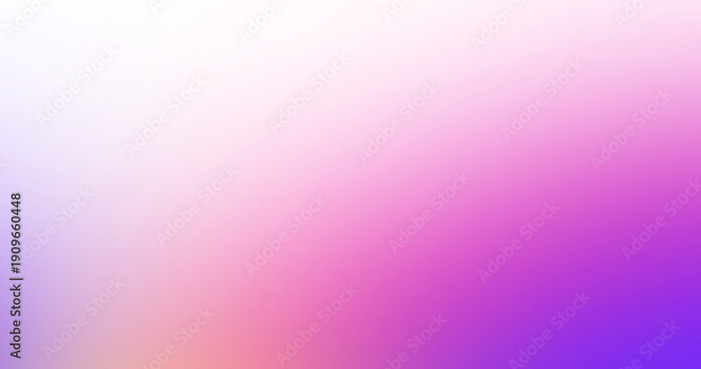 Obraz premium Dreamy abstract gradient backdrop transitioning from soft pink and peach to vibrant violet, perfect for romantic themes.