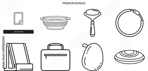 Minimalist icon representing a vector file format