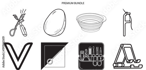 Minimalist placeholder for a vector file icon or graphic design template