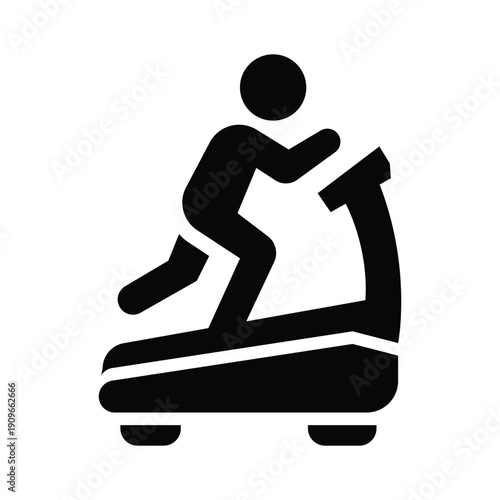 treadmill solid icon illustration vector graphic.eps