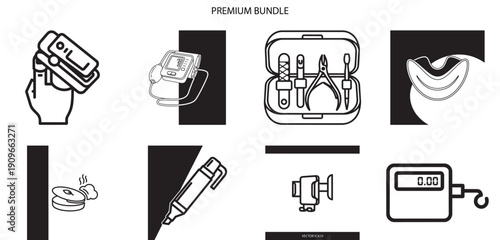 Minimalist design featuring a placeholder for a vector file graphic