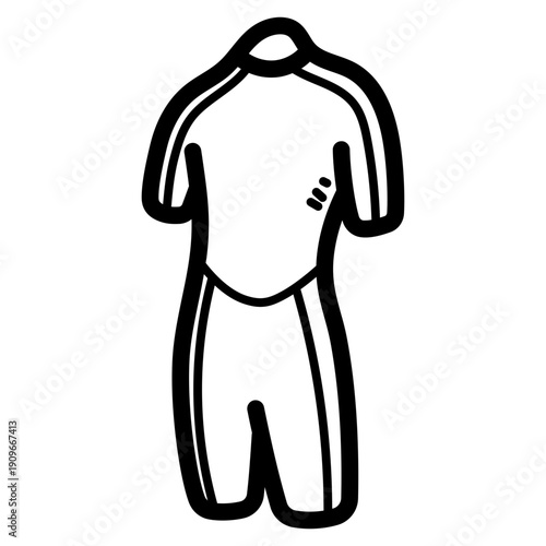 Wetsuit illustration