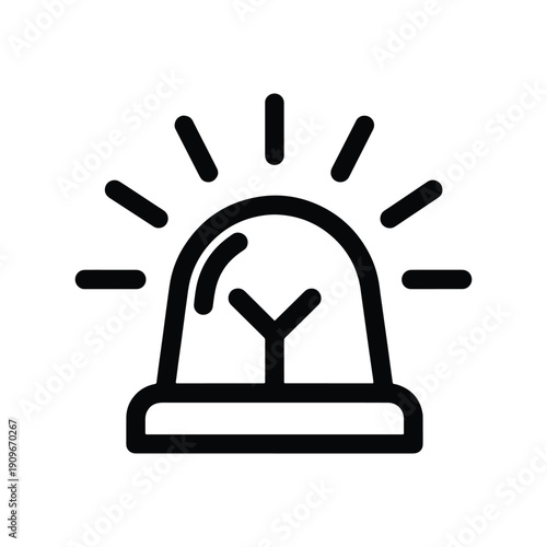 Alert Alarm Icon, Warning Notification Emergency Vector