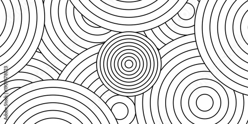 Abstract gold circle lines on dark background. Geometric stripe line art design.eps,10