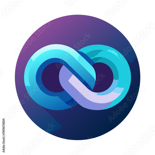 Puffy infinity scalability icon