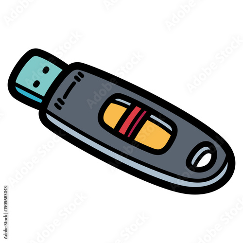 Flash drive illustration