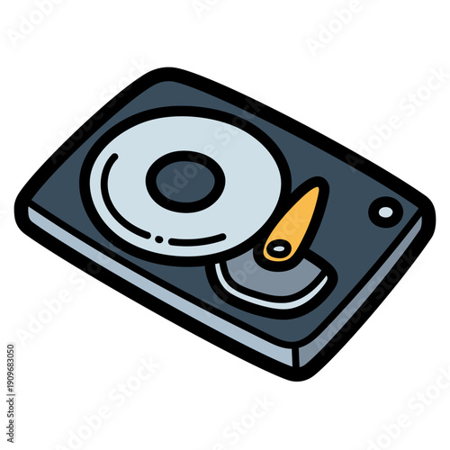 hard disk illustration