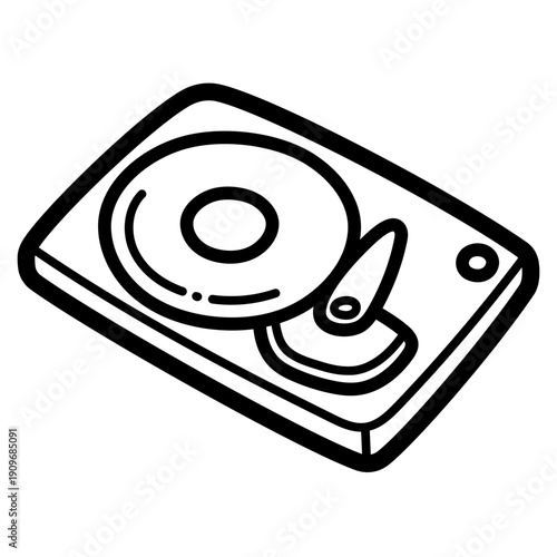 hard disk illustration