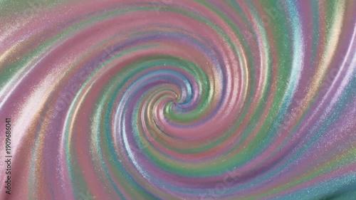 Wallpaper Mural Swirling, iridescent pattern with pinks, greens, and blues creating a spiral effect Torontodigital.ca