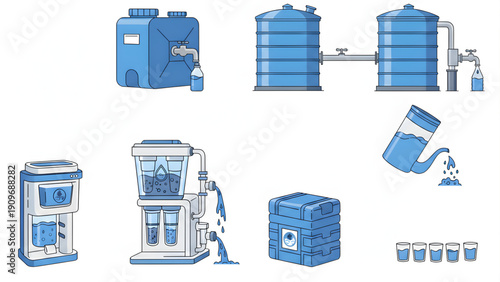 World water day clean water storage and purification systems