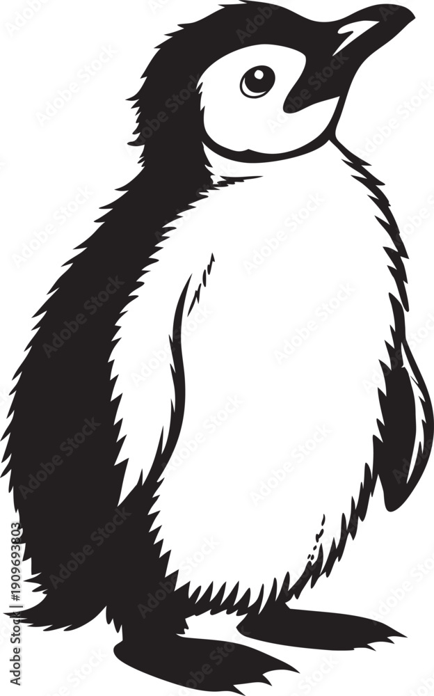Fototapeta premium penguin vector illustration