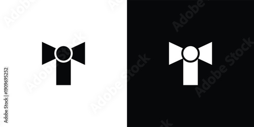 Letter T Tie Logo Design for Corporate Fashion and Formal Wear Branding