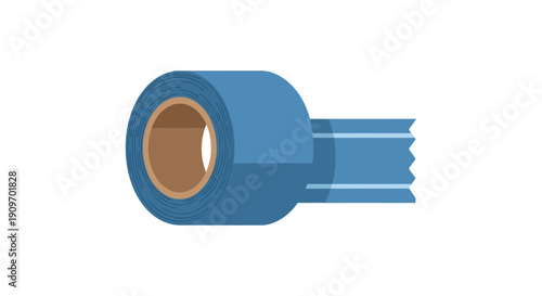 Blue pipe fitting with threaded connector on white background.