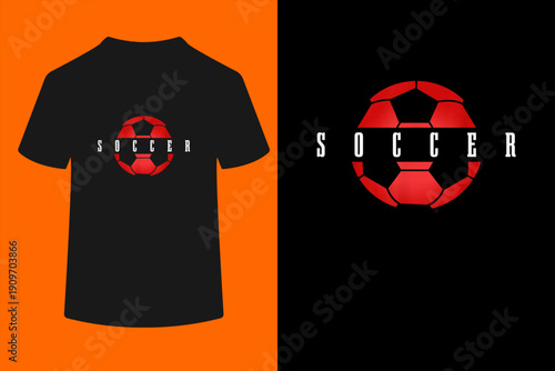 Soccer Player Ball Men Boys Girls Soccer T-Shirt

