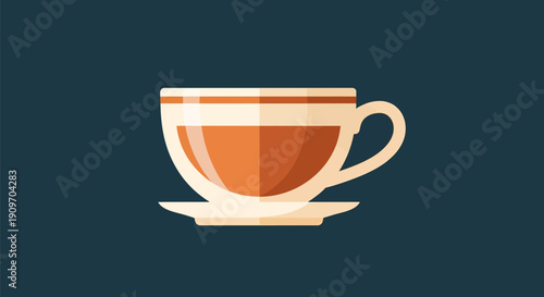 A simple illustration of a cup of tea.