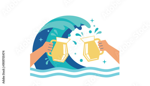 High-Five Toast to Success: Celebrating Major Milestones and Refreshing Business Strategy