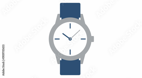 A simple illustration of a wristwatch.