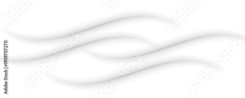 White geometric abstract background overlapping layers on bright space with line effect decoration. Circle style concept modern graphic design element. modern, vector