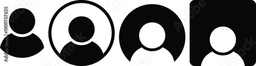 A collection of icons representing people, communication, and social media