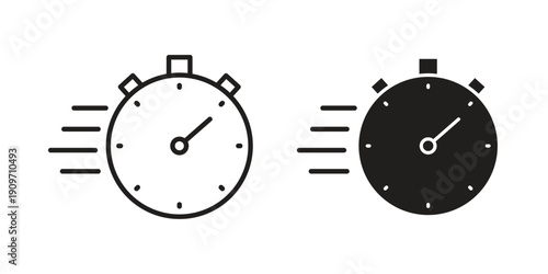 Instant icon concept template. linear or solid icon collection