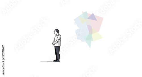 Business Professional Analyzing Complex Data Visualizations for Strategic Future Planning