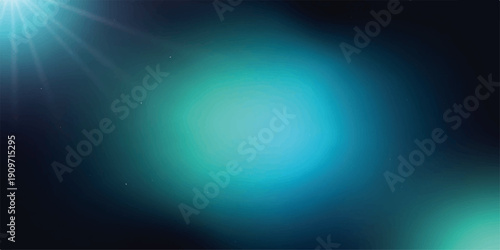 Abstract blue background with glowing light rays and bright motion lines in a dark space design