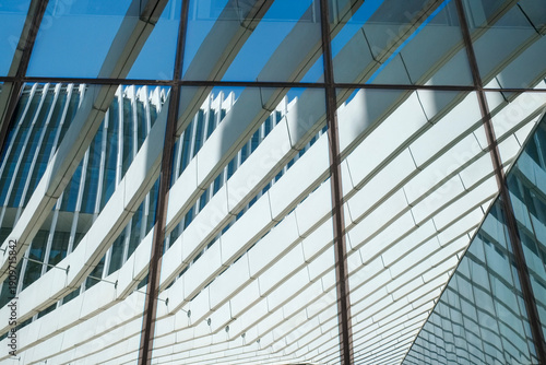 modern office building in Lisbon, Portugal