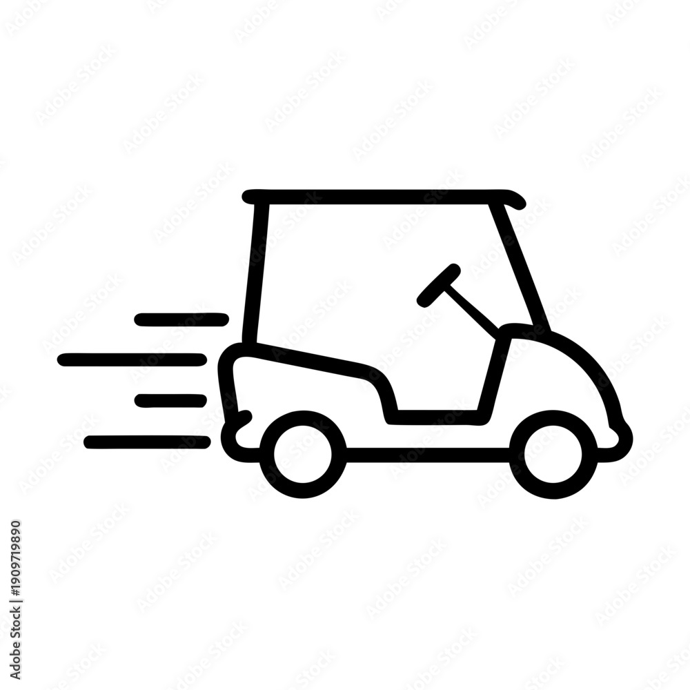Fototapeta premium Car Icon Black Silhouette on White BackgroundSedan Car Icon Black Silhouette on White BackgroundModern Car Icon Black Silhouette on White BackgroundSports Car Icon Black Silhouette on White Back
