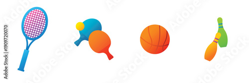 Vibrant National Sports Day illustration showing a colorful basketball player in motion with dynamic strokes and text elements on a bold white background, vector illustration.