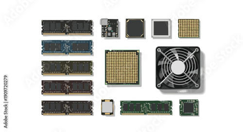 Essential Hardware Components for High-Performance Computing and Data Infrastructure Visualization